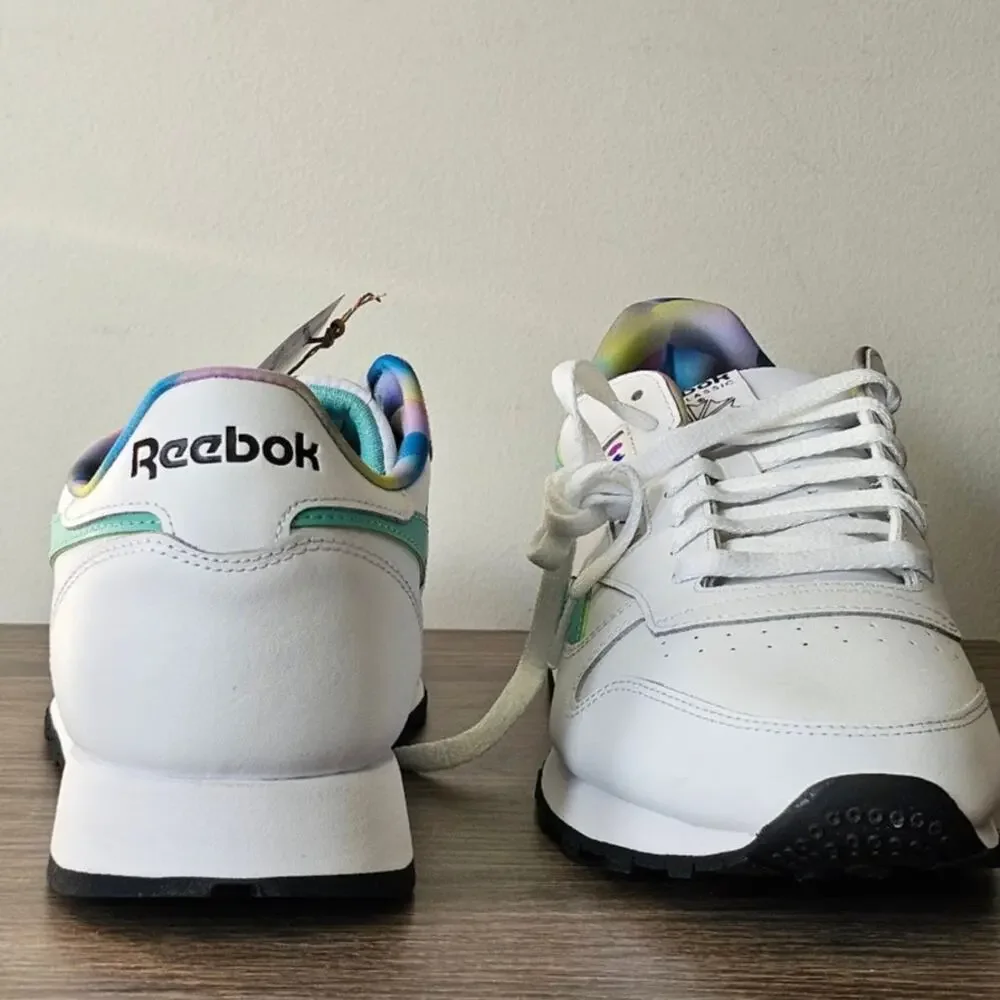 Reebok Classic Unisex  Unity Sneakers  Men Size 12.5 White/ Teal NWT - Picture 6 of 8